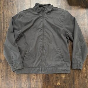 Tommy Hilfiger Men's Lightweight Full Zip Front Performance Jacket- Grey- Size M